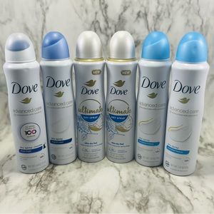 6 Dove Deodorant Dry Sprays